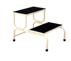 image of Pair of step stools sitting on top of each other