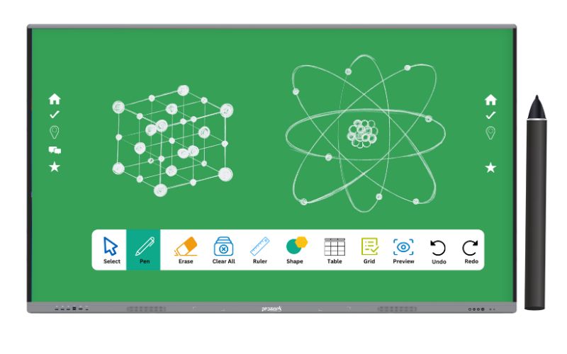 Interactive Smart Board with Stylus Pen