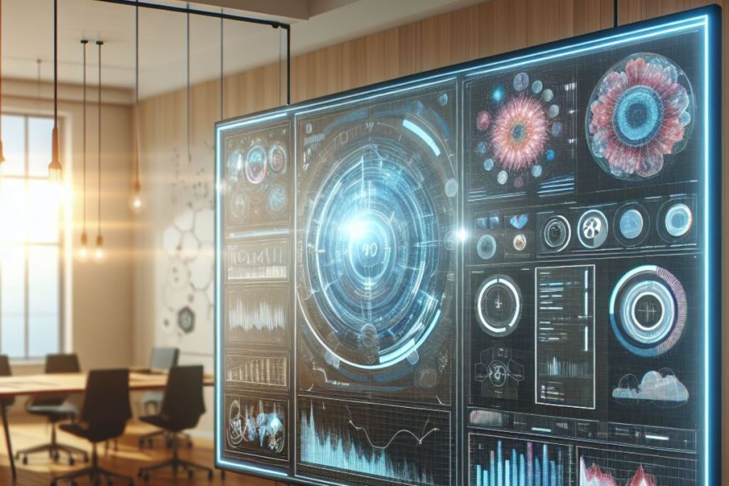 interactive flat panel display in Business Performance