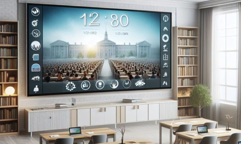 interactive flat panel display