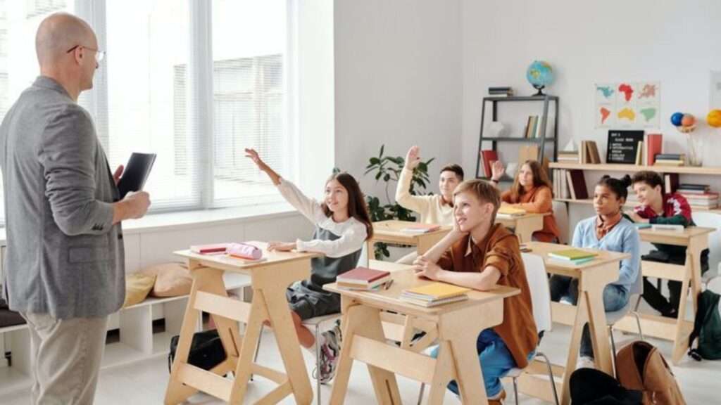 Teacher and Students in classroom
