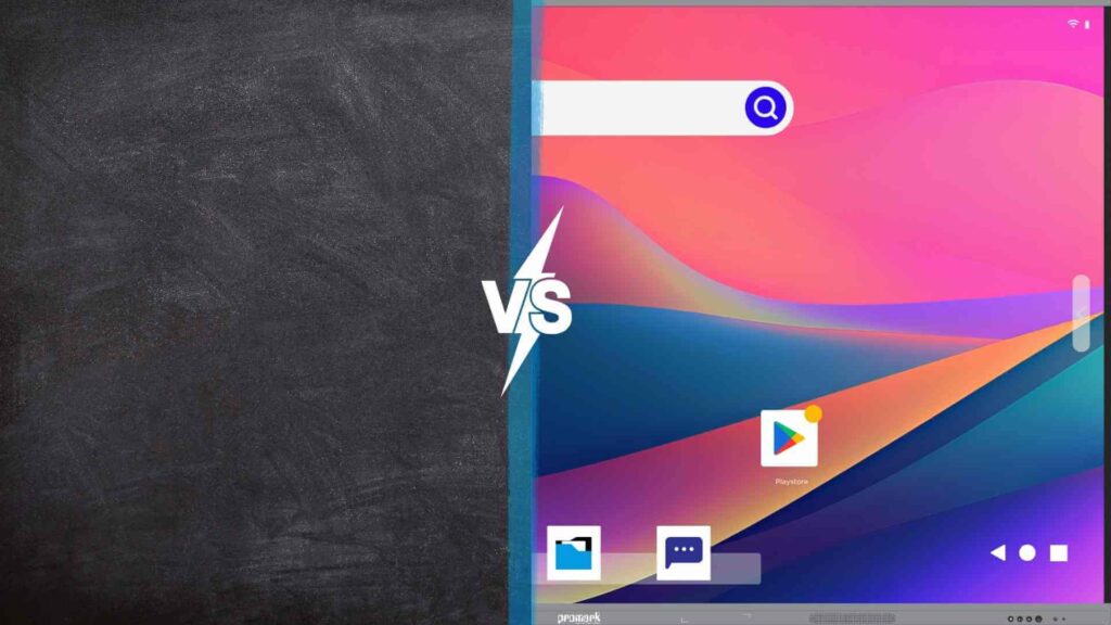 Traditional Board vs Interactive Whiteboard